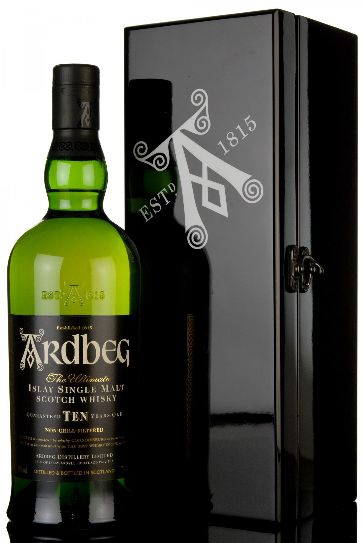 Ardbeg 10 Year Old - Black Laqueur Mystery Box