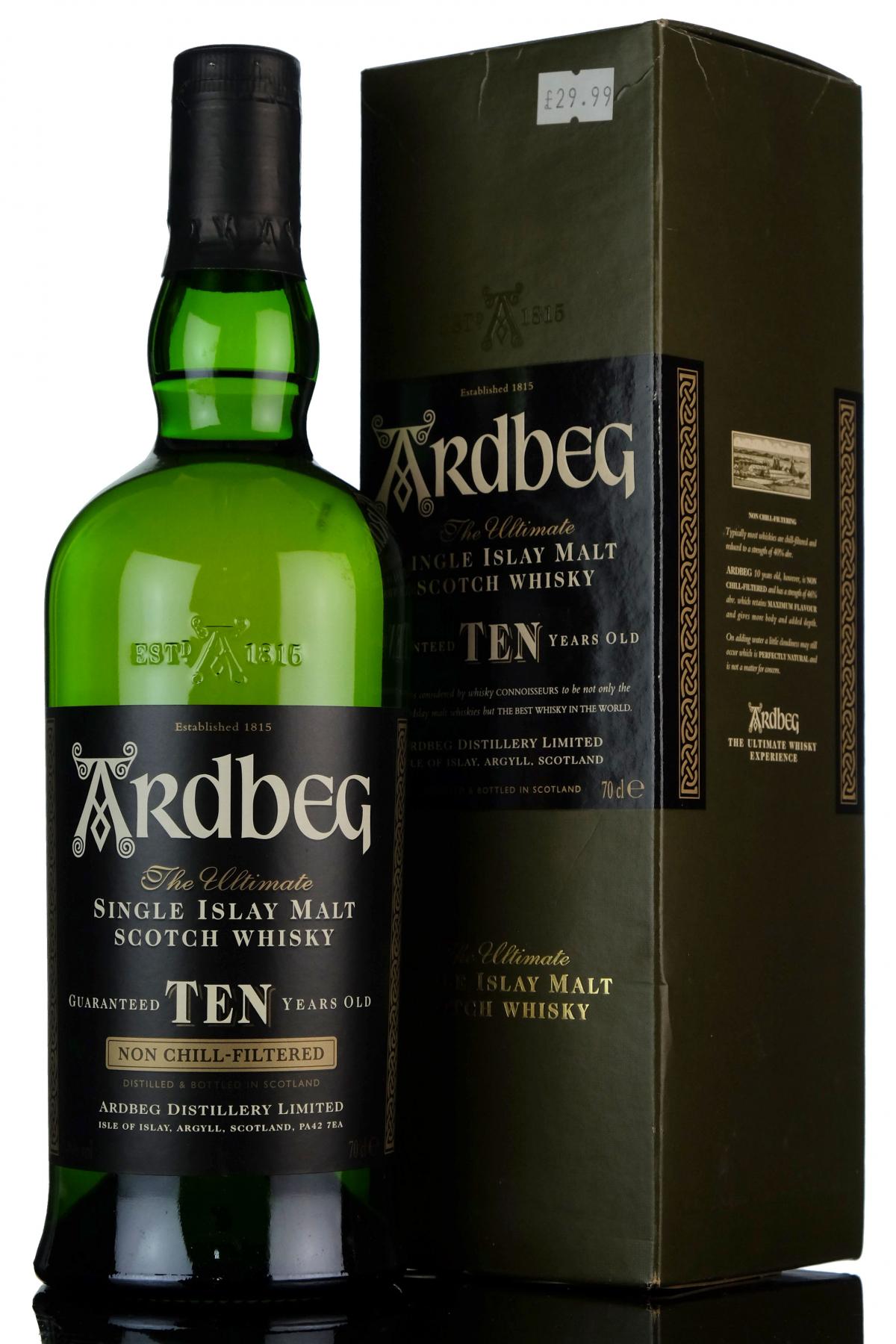 Ardbeg 10 Year Old - Early 2000s