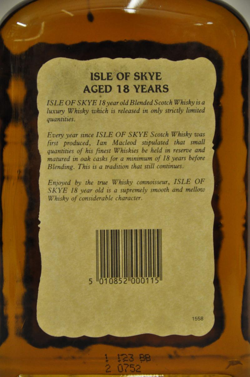 Isle Of Skye 18 Year Old