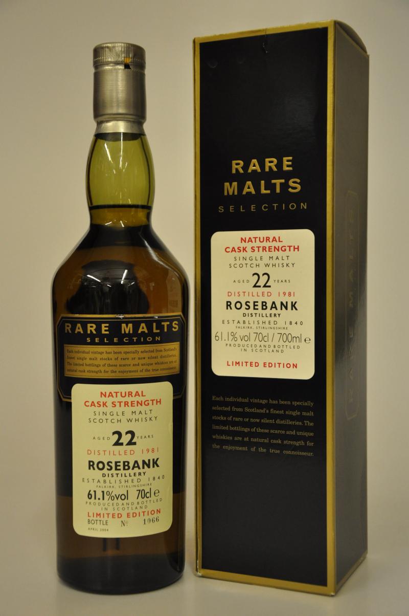 Rosebank 1981-2004 - 22 Year Old - Rare Malts 61.1%