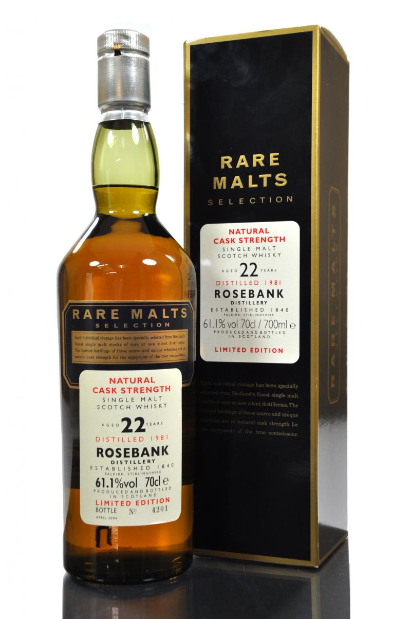 Rosebank 1981-2004 - 22 Year Old - Rare Malts 61.1%