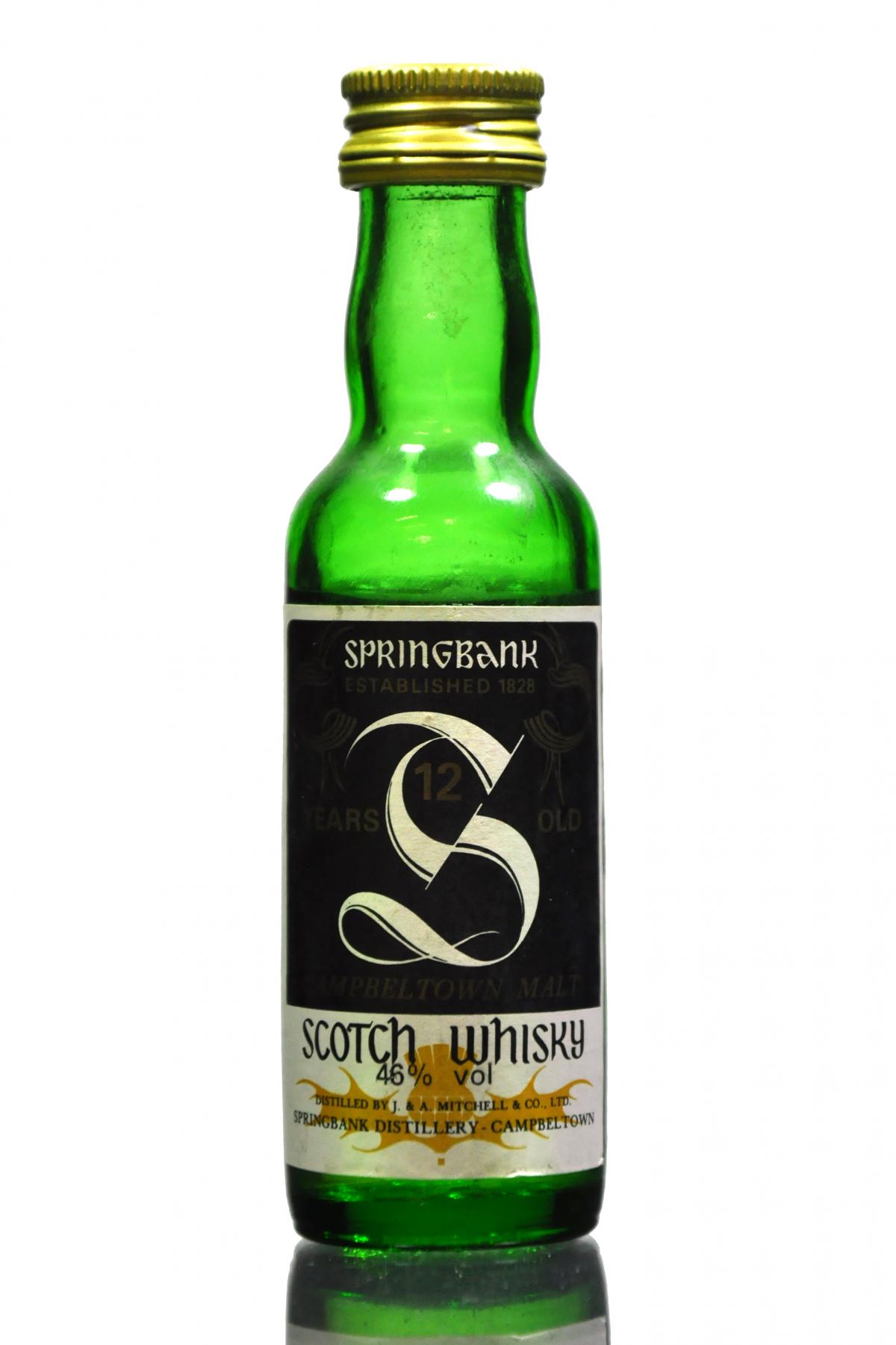 Springbank 12 Year Old Miniature