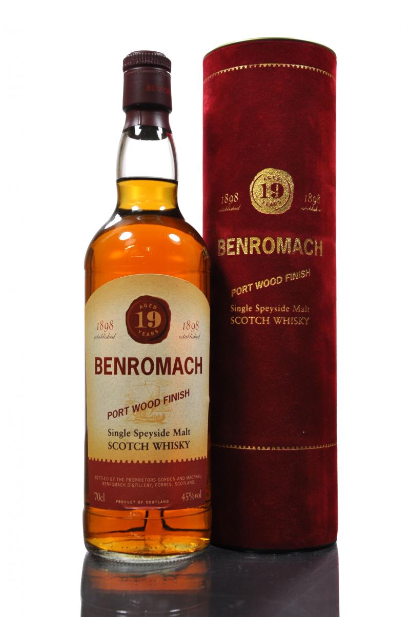 Benromach 19 Year Old - Port Wood