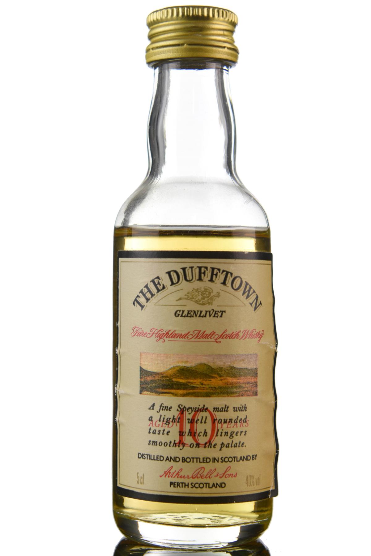 Dufftown-Glenlivet 10 Year Old Miniature