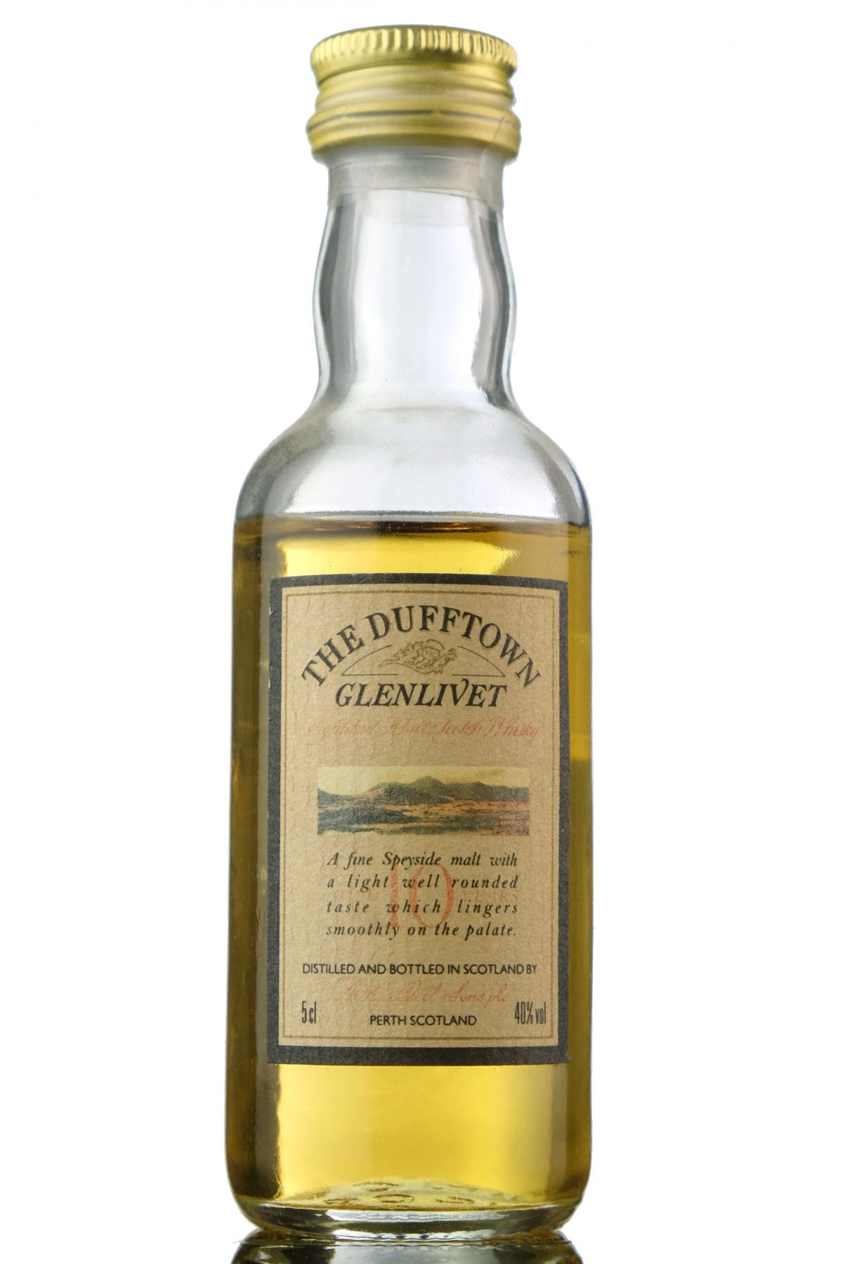 Dufftown-Glenlivet 10 Year Old Miniature