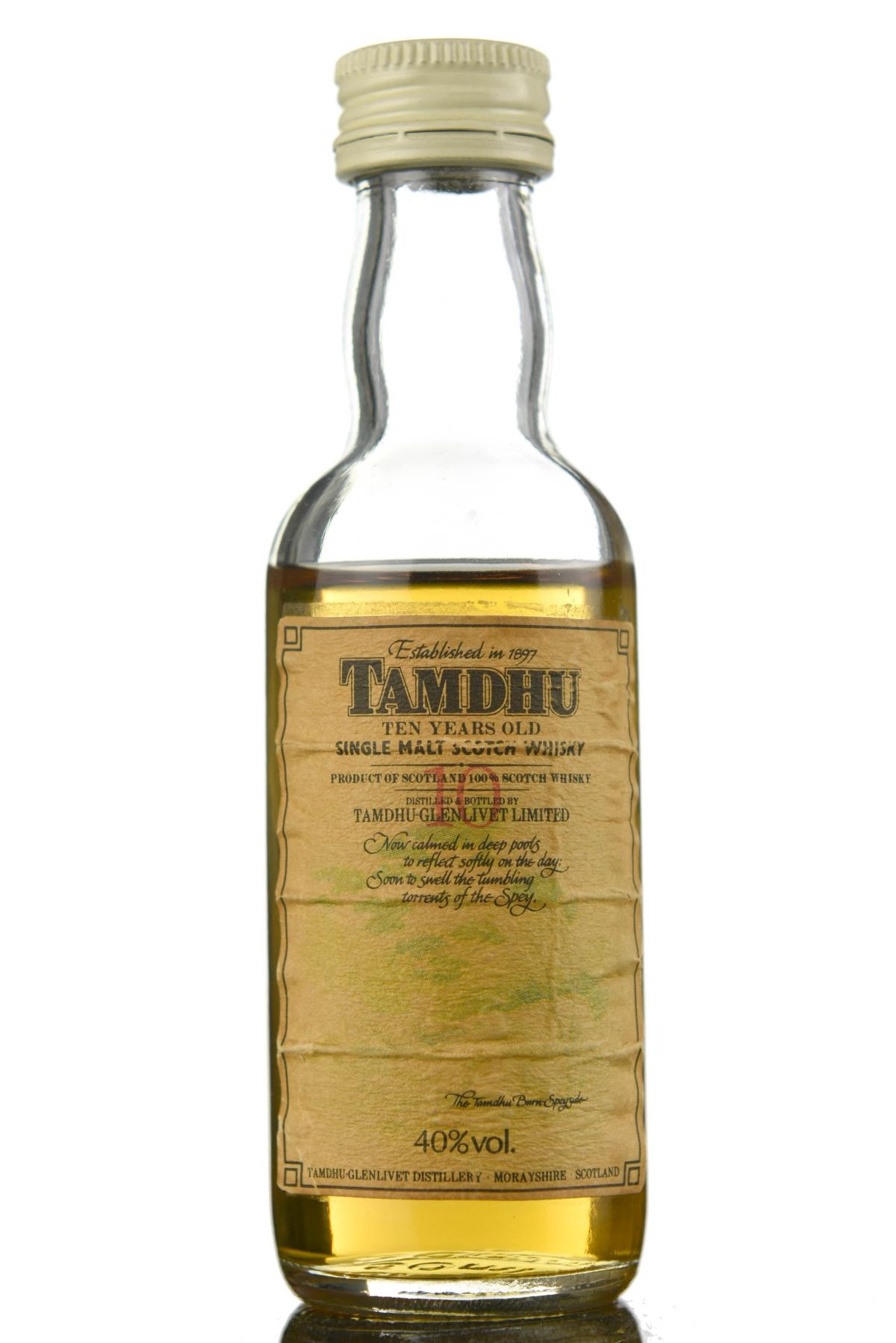 Tamdhu 10 Year Old Miniature