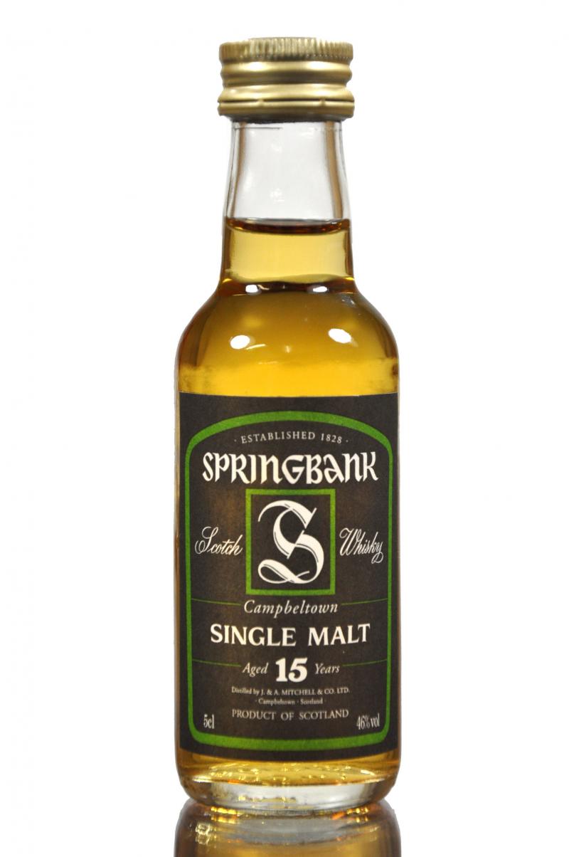 Springbank 15 Year Old Miniature