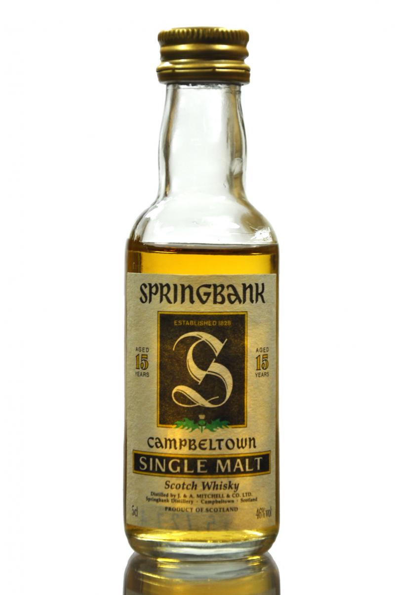 Springbank 15 Year Old Miniature