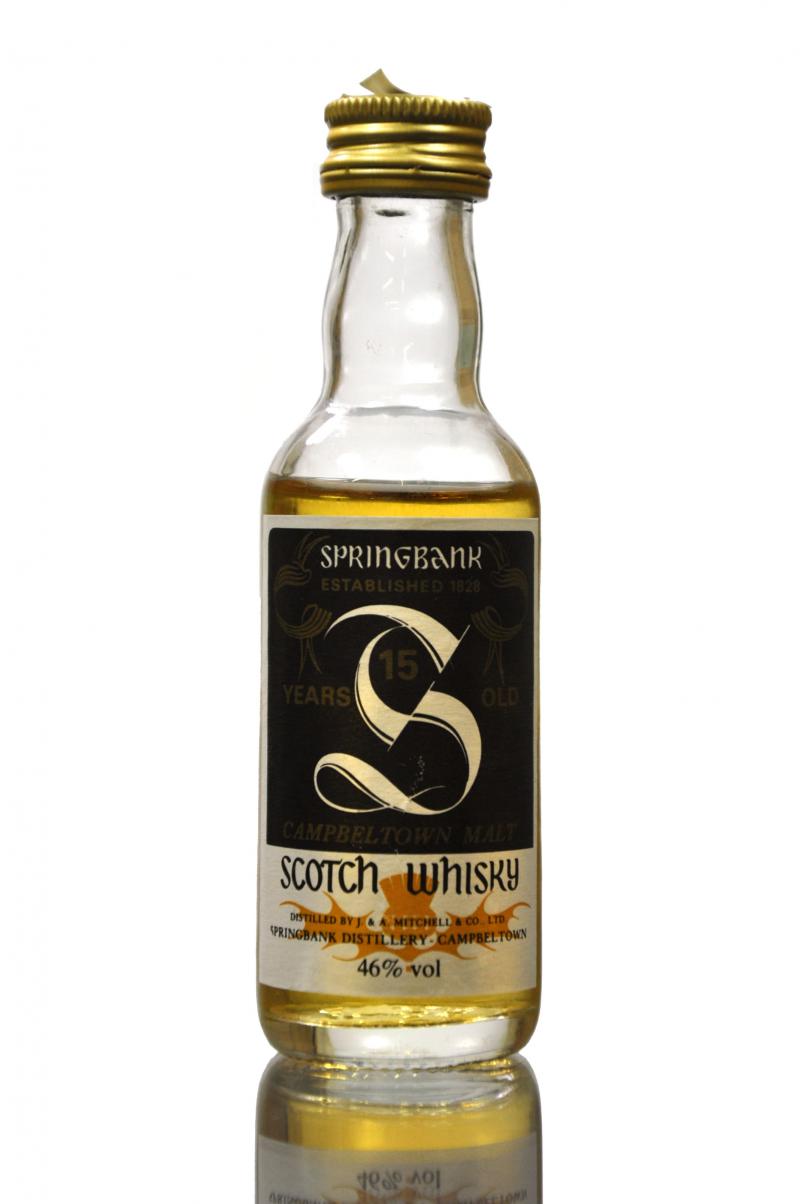 Springbank 15 Year Old Miniature