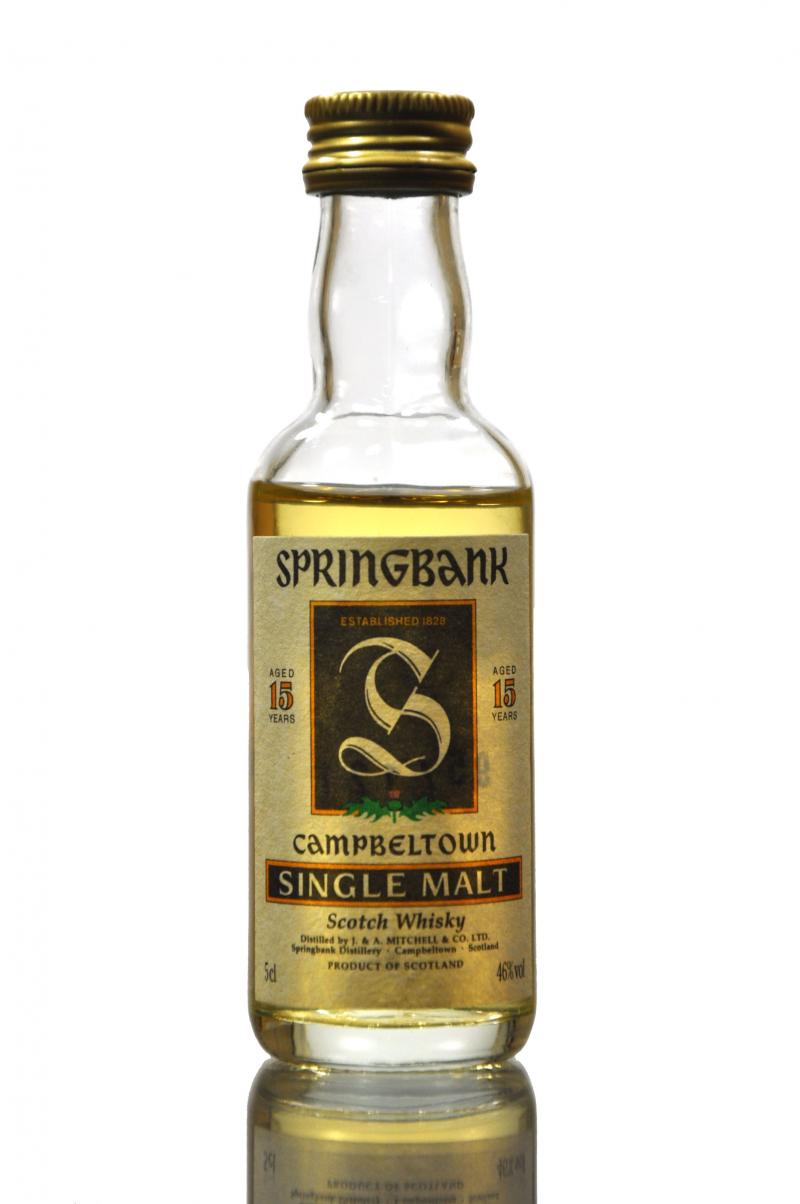 Springbank 15 Year Old Miniature