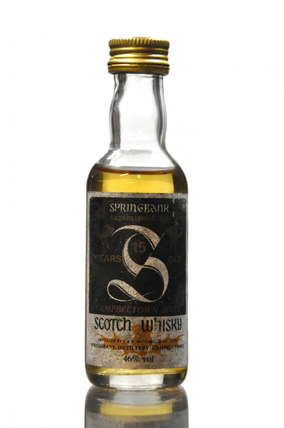 Springbank 15 Year Old Miniature