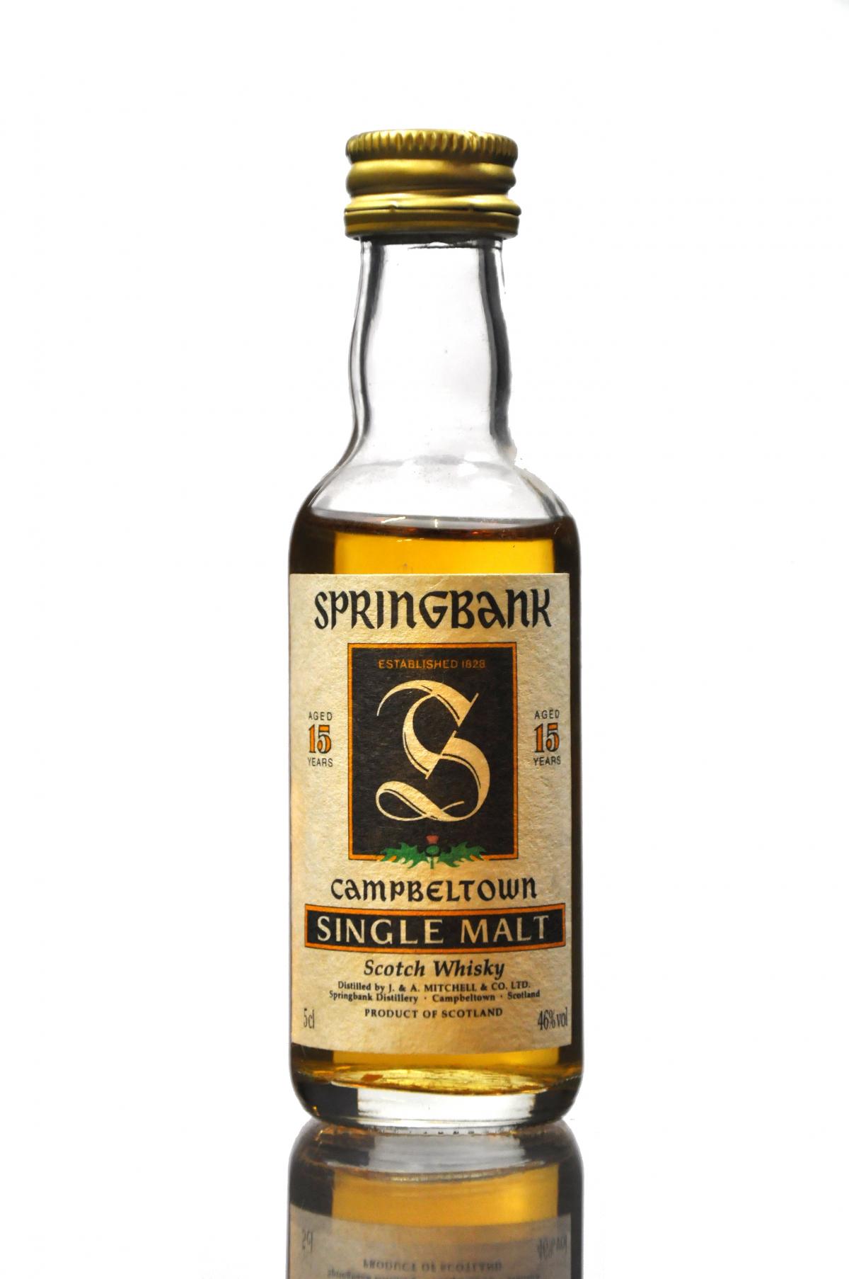 Springbank 15 Year Old Miniature