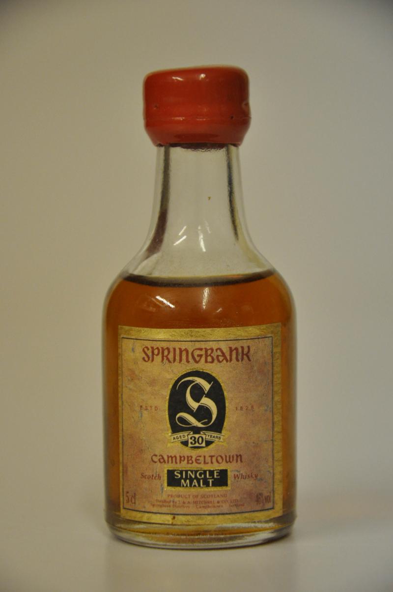 Springbank 30 Year Old Miniature