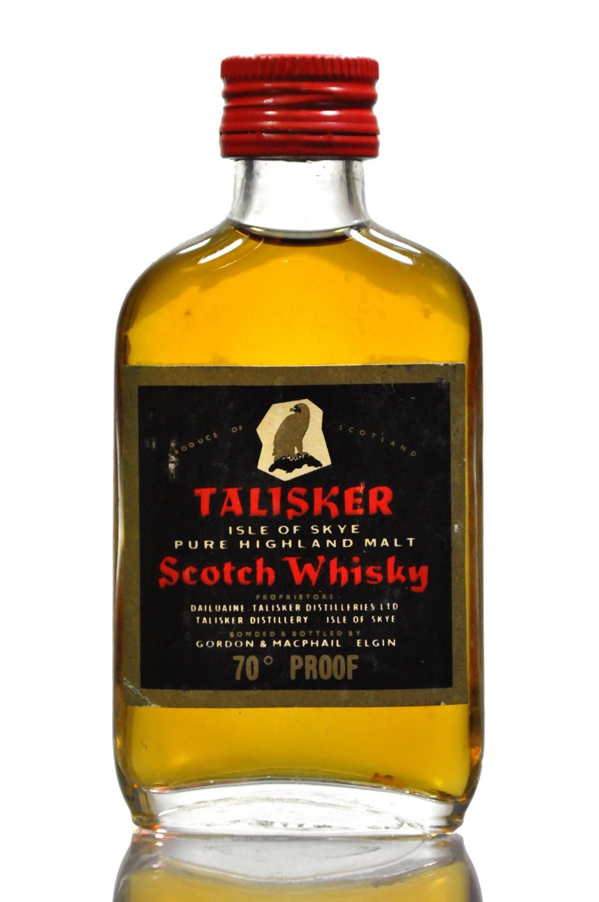 Talisker 70 Proof- Gordon & MacPhail Miniature