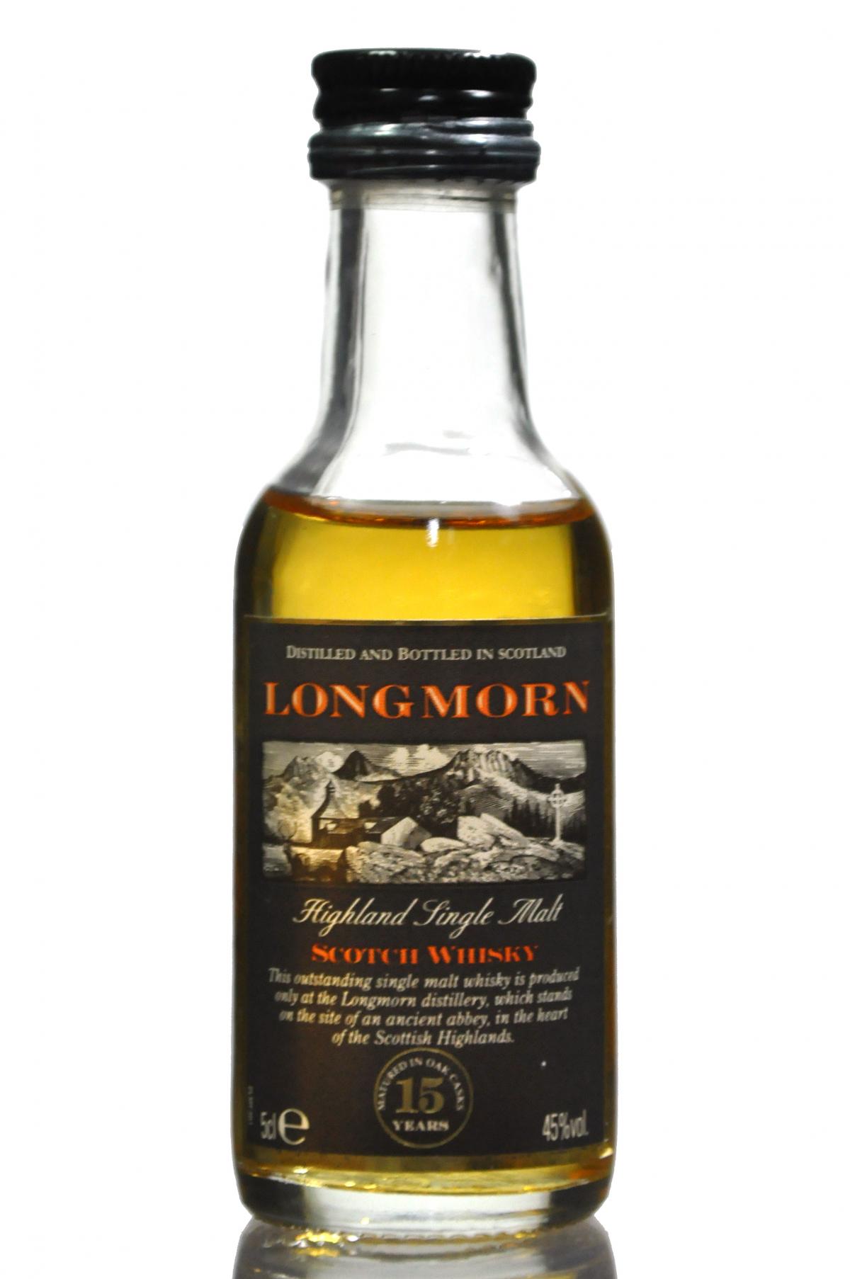 Longmorn 15 Year Old Miniature