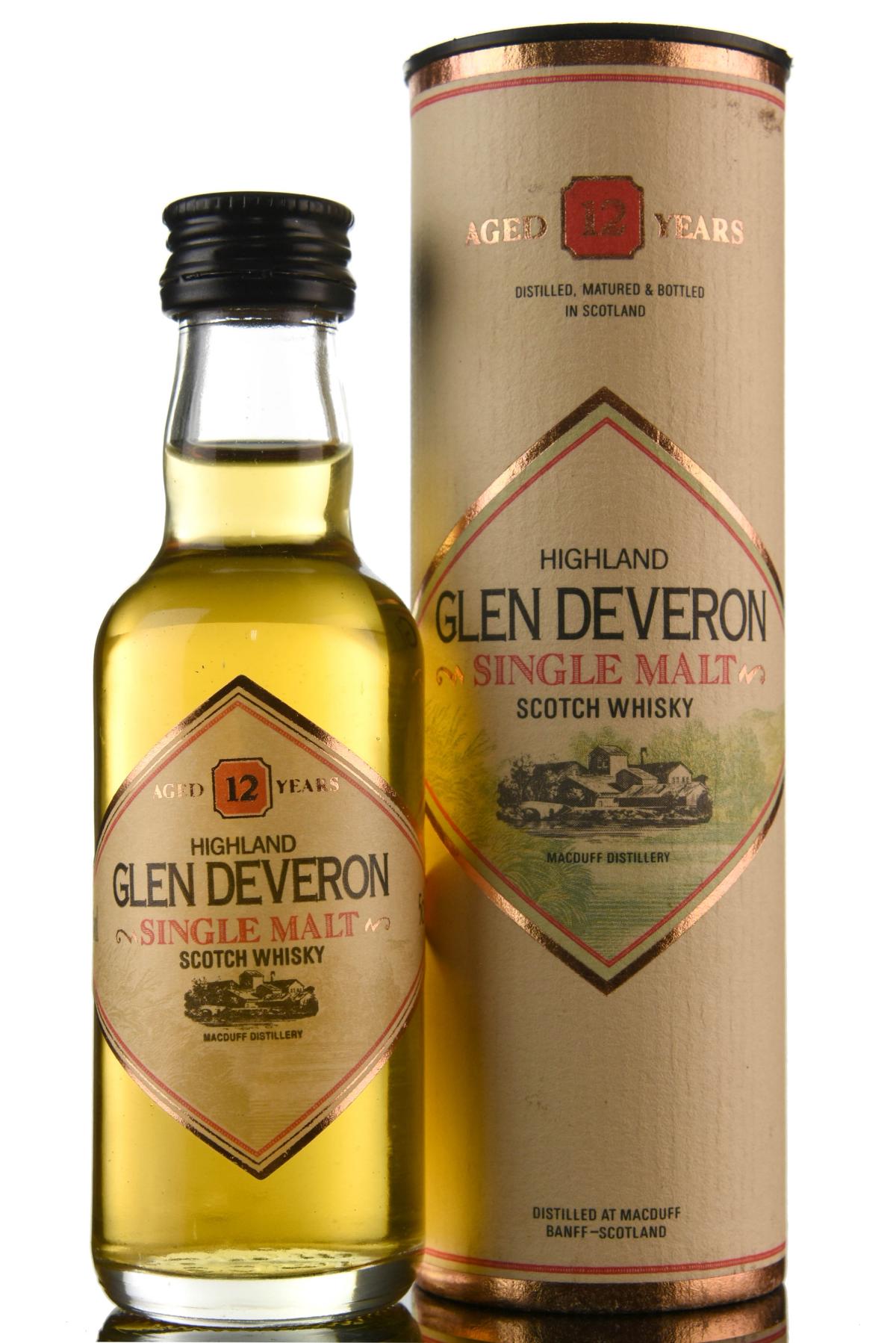 Glen Deveron 12 Year Old Miniature