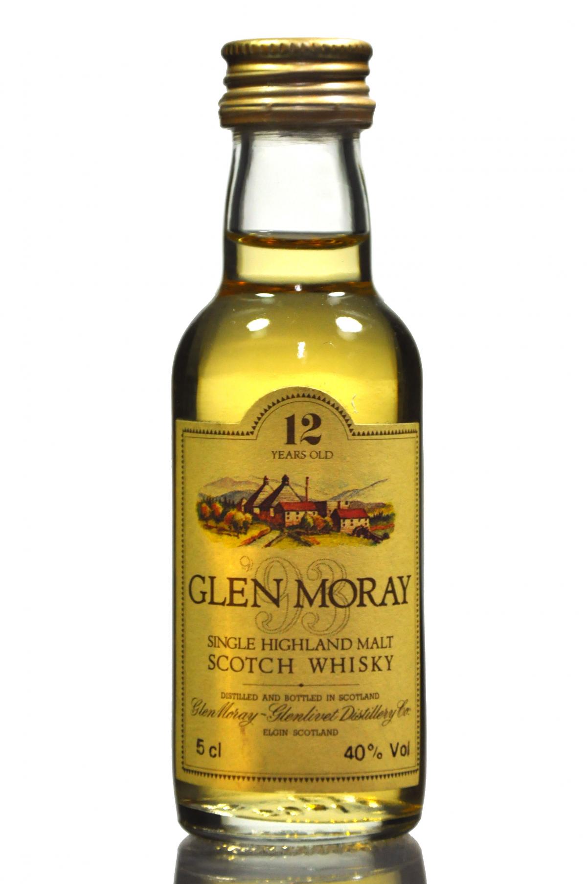 Glen Moray 12 Year Old Miniature