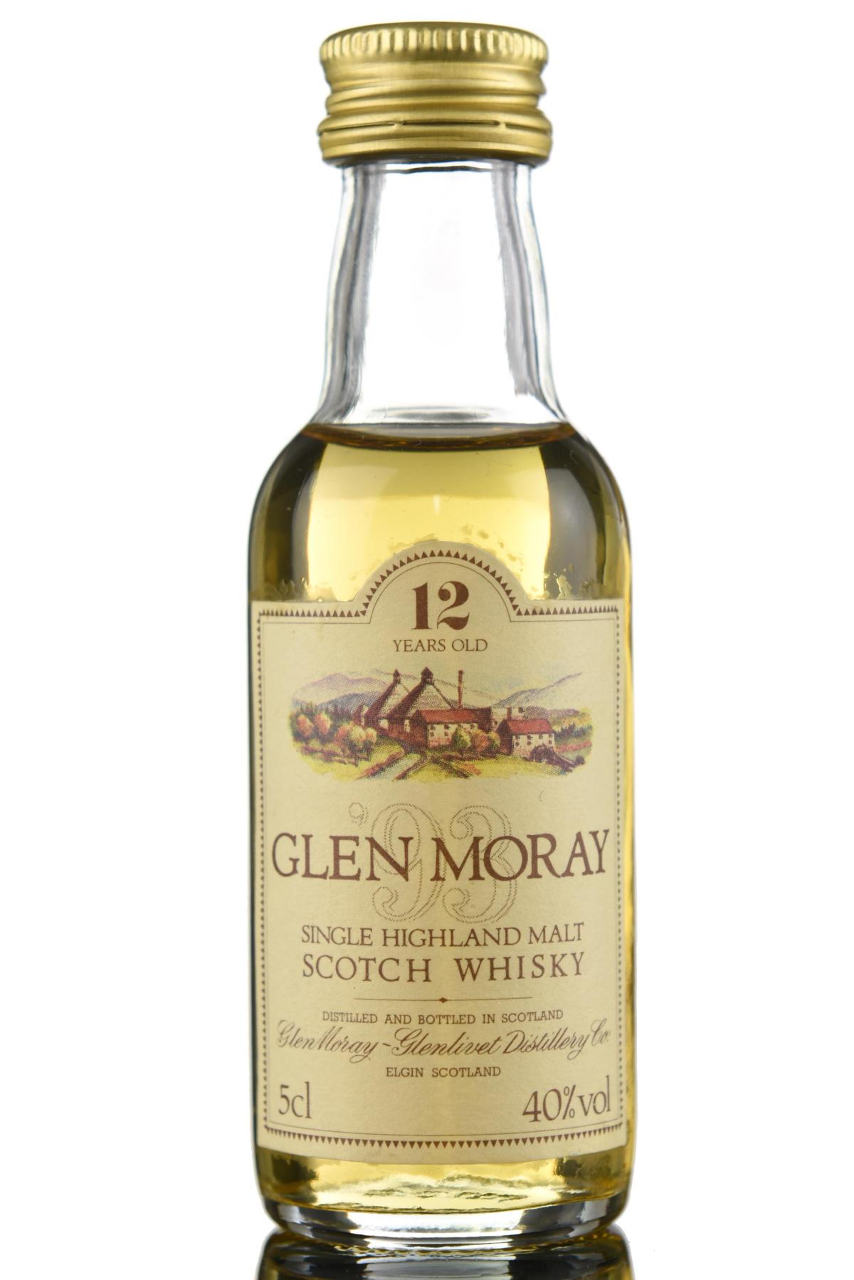 Glen Moray 12 Year Old Miniature