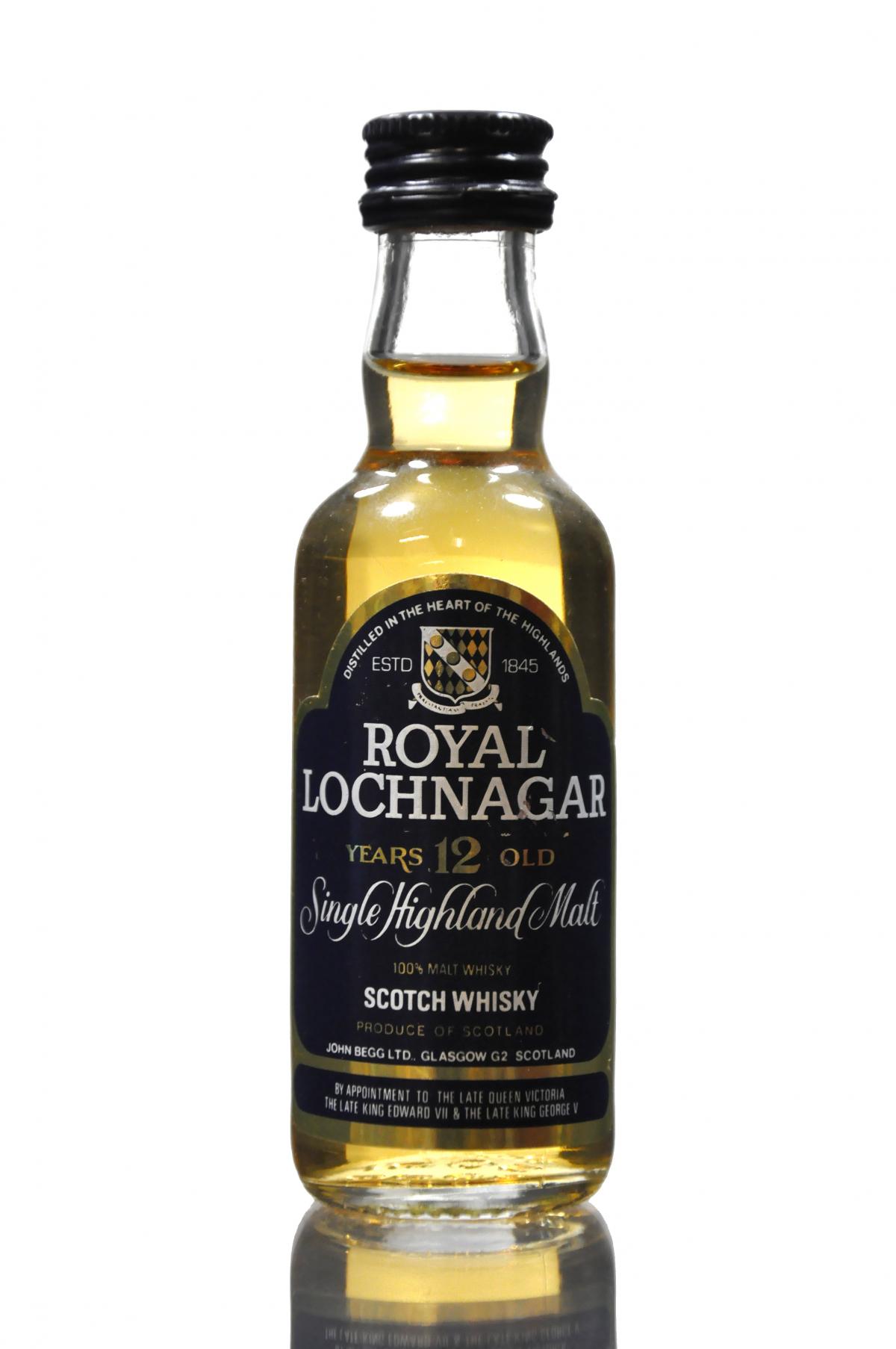 Royal Lochnagar 12 Year Old Miniature