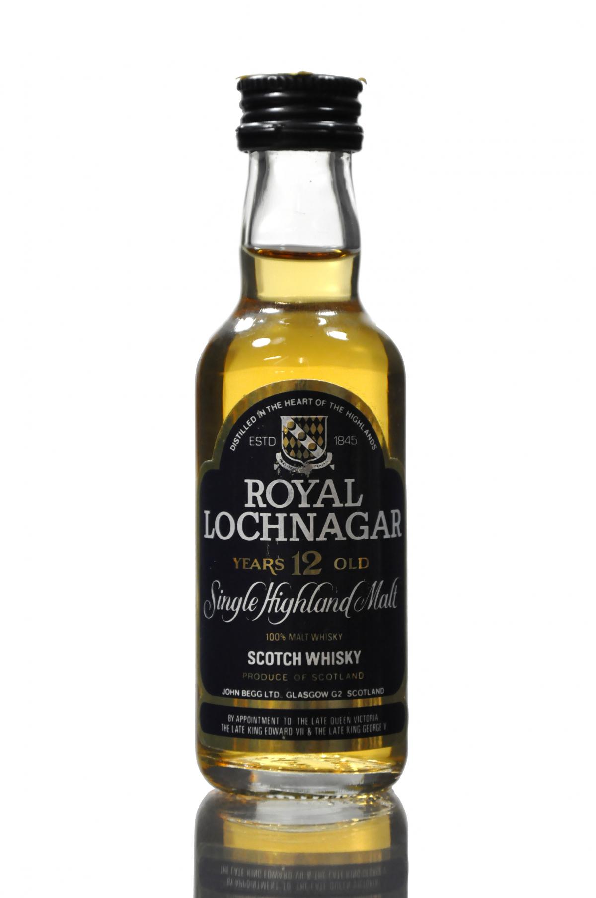 Royal Lochnagar 12 Year Old Miniature