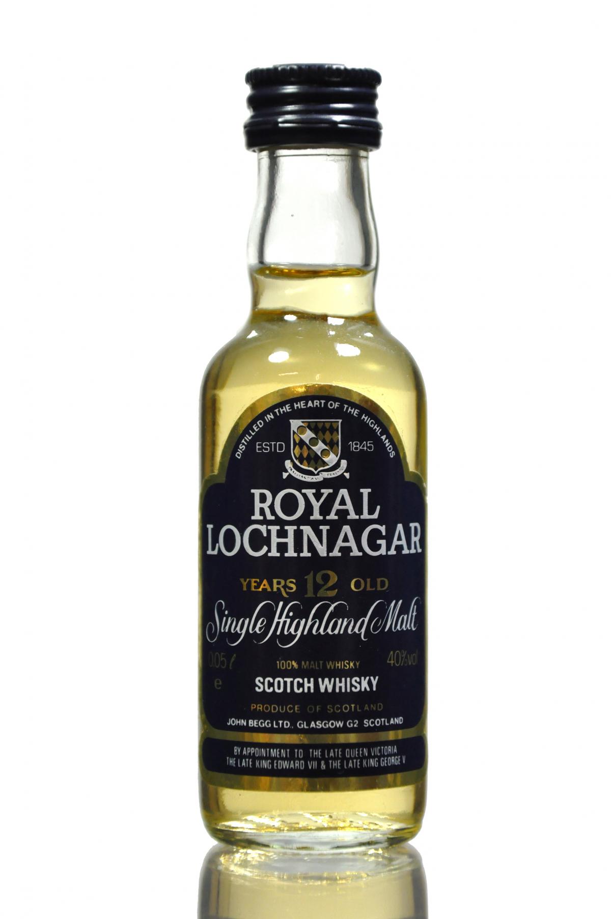 Royal Lochnagar 12 Year Old Miniature