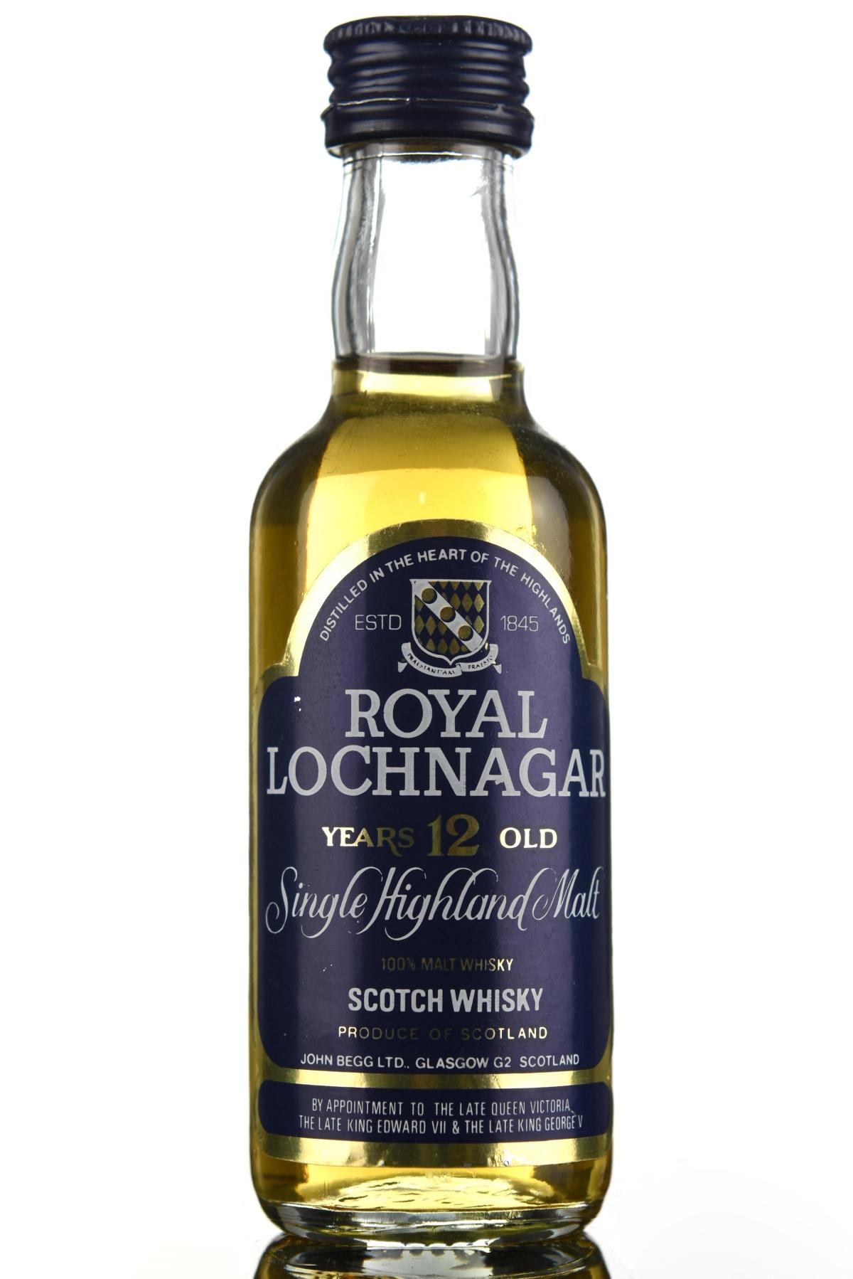 Royal Lochnagar 12 Year Old Miniature