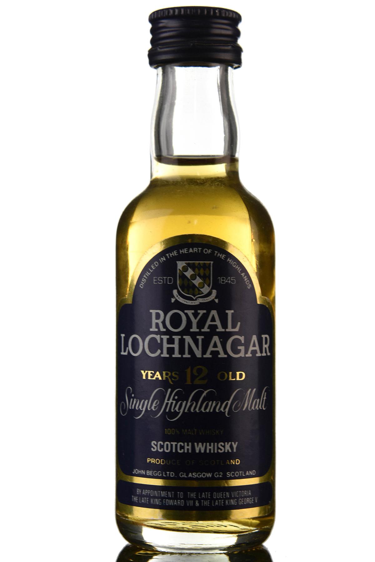 Royal Lochnagar 12 Year Old Miniature