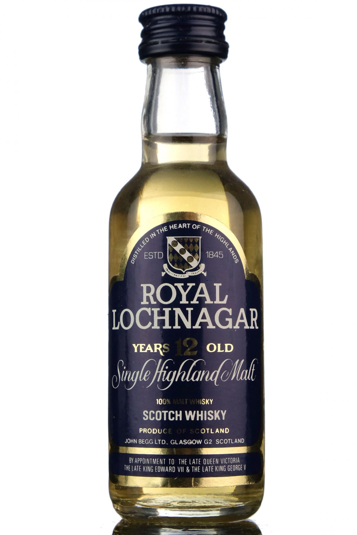 Royal Lochnagar 12 Year Old Miniature