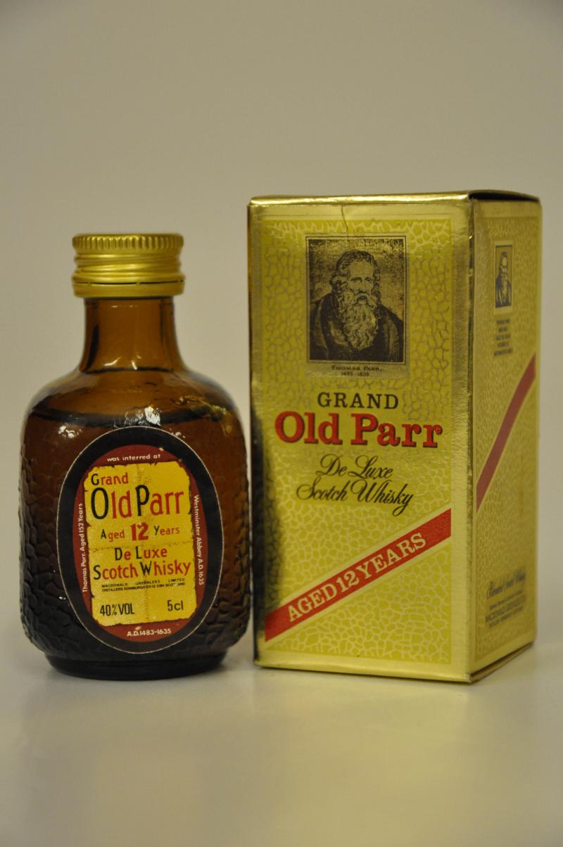 Grand Old Parr 12 Year Old Miniature