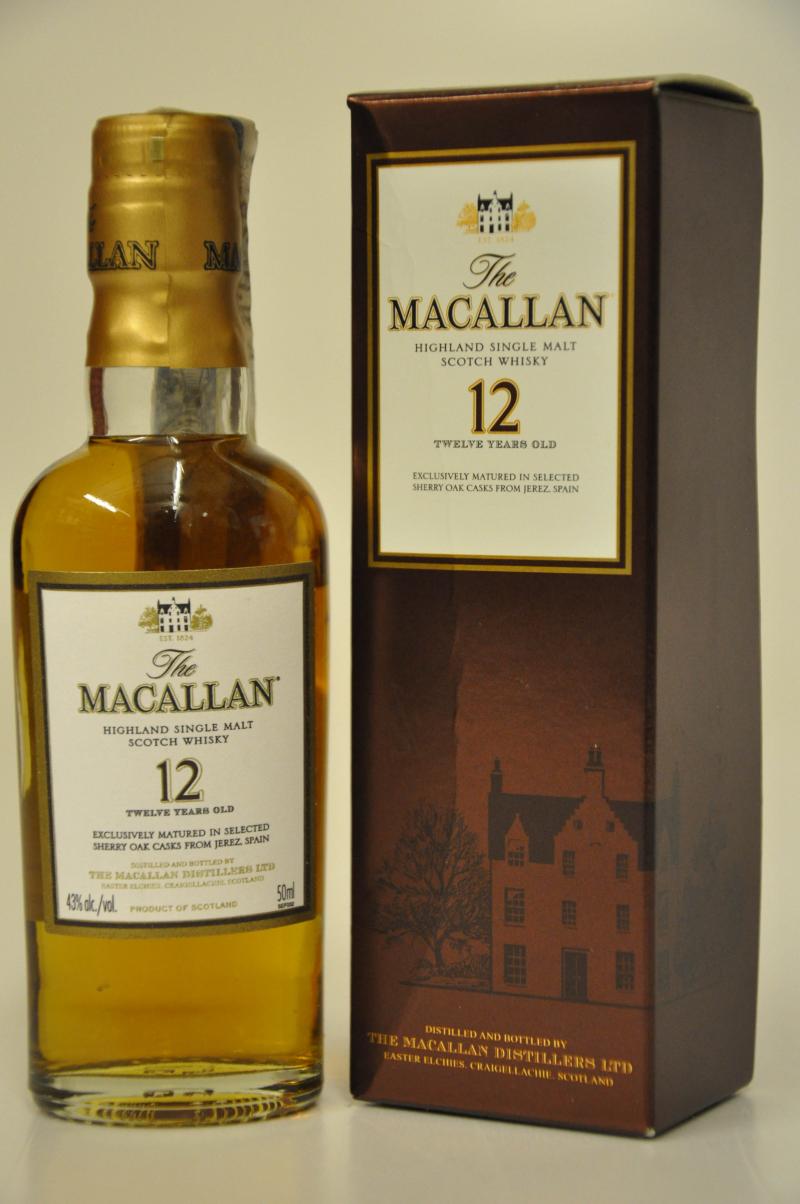 Macallan 12 Year Old Miniature