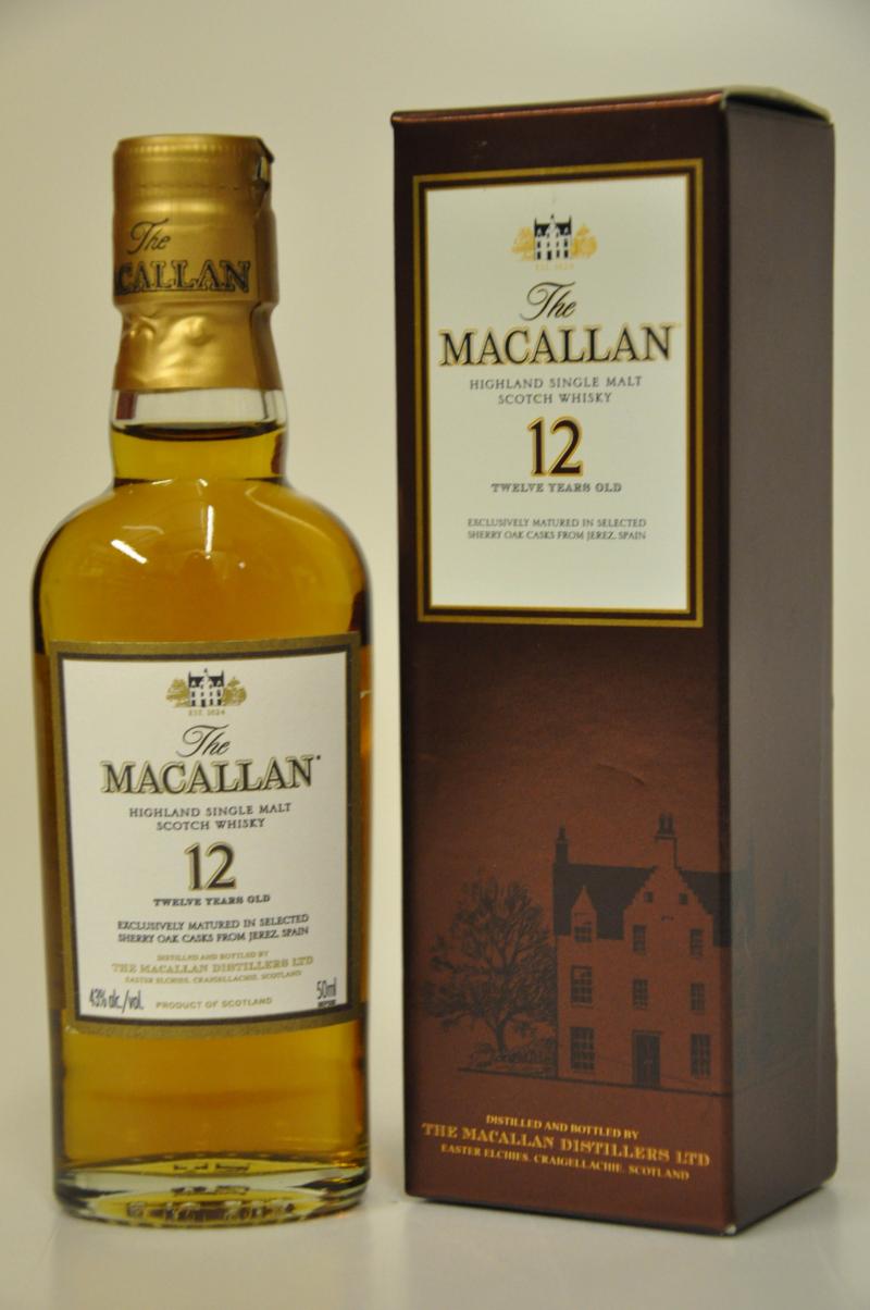 Macallan 12 Year Old Miniature