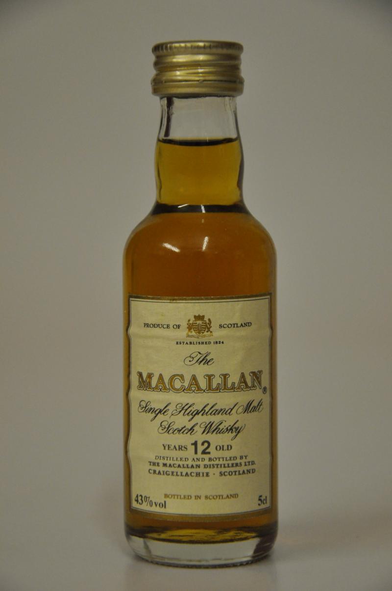 Macallan 12 Year Old Miniature