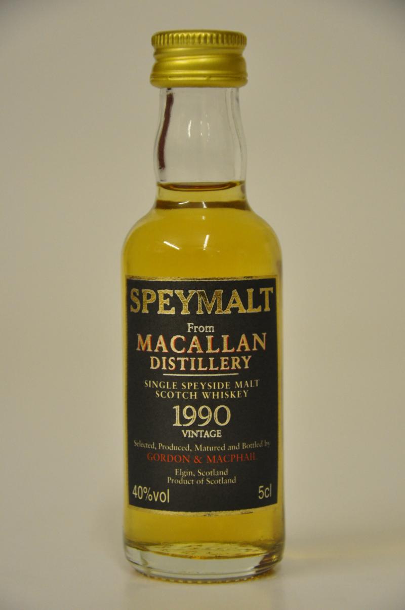 Macallan 1990 Speymalt - Gordon & MacPhail Miniature