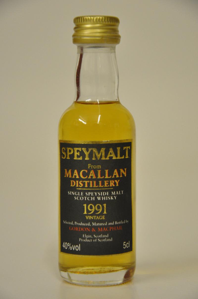 Macallan 1991 Speymalt - Gordon & MacPhail Miniature