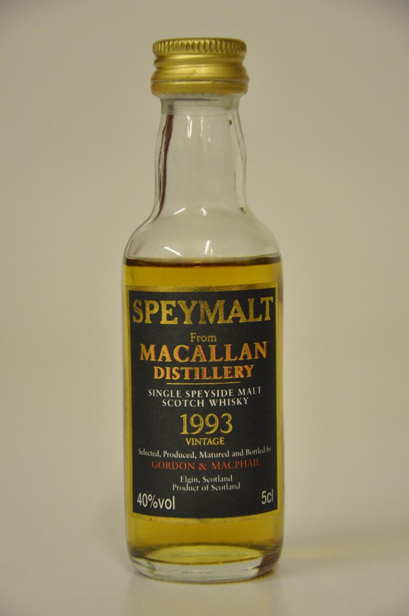 Macallan 1993 Speymalt - Gordon & MacPhail Miniature