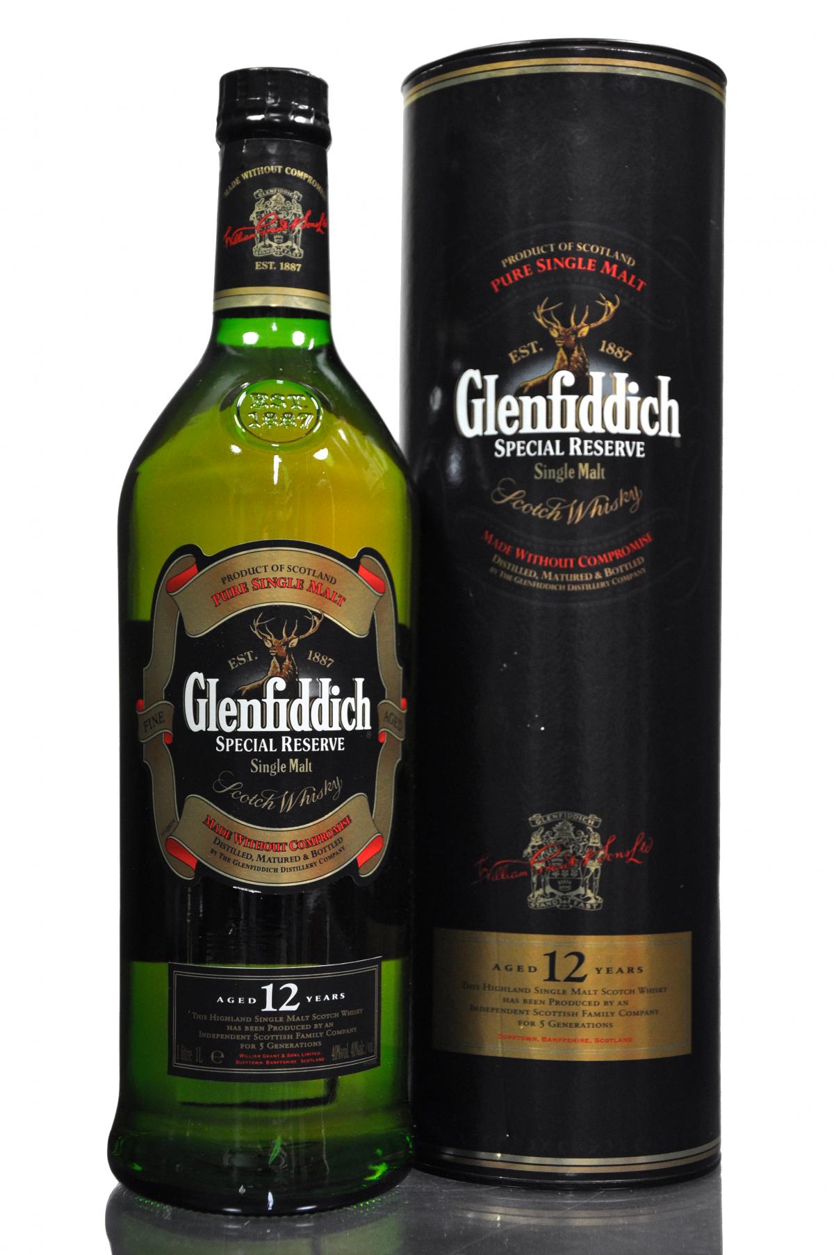 Glenfiddich 12 Year Old - 1 Litre