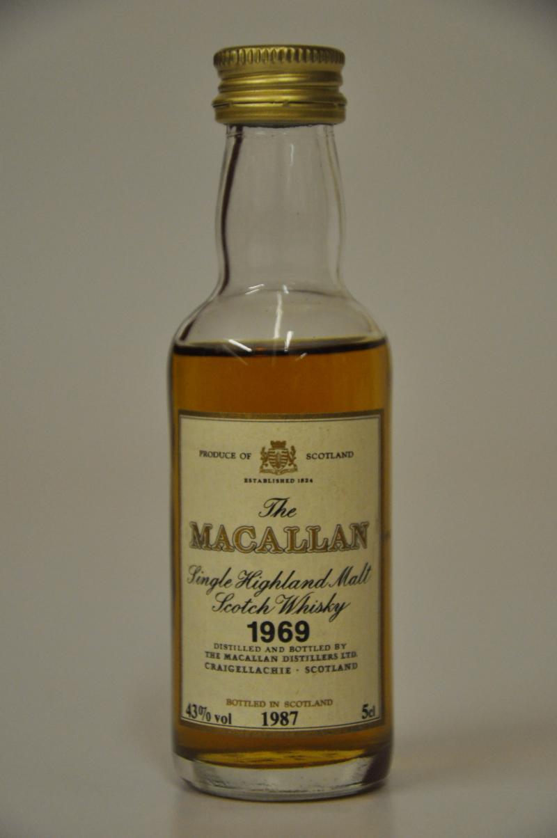 Macallan 1969-1987 - 18 Year Old - Sherry Cask - Miniature