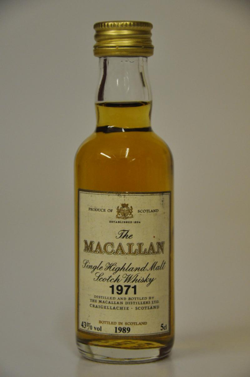 Macallan 1971-1989 - 18 Year Old - Sherry Cask - Miniature