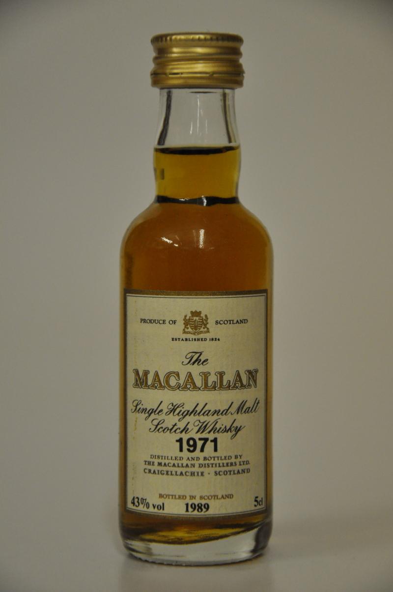 Macallan 1971-1989 - 18 Year Old - Sherry Cask - Miniature