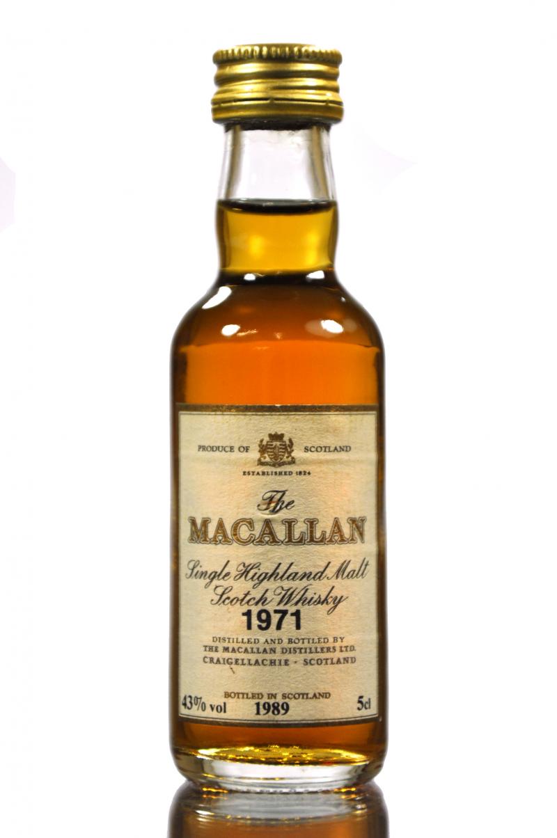 Macallan 1971-1989 - 18 Year Old - Sherry Cask - Miniature