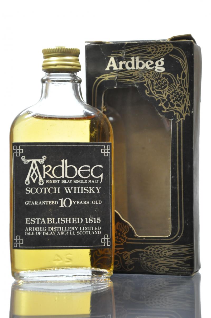 Ardbeg 10 Year Old - Guaranteed - 1980s - Miniature