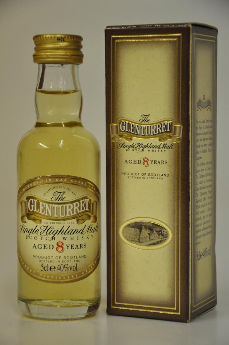 Glenturret 8 Year Old Miniature