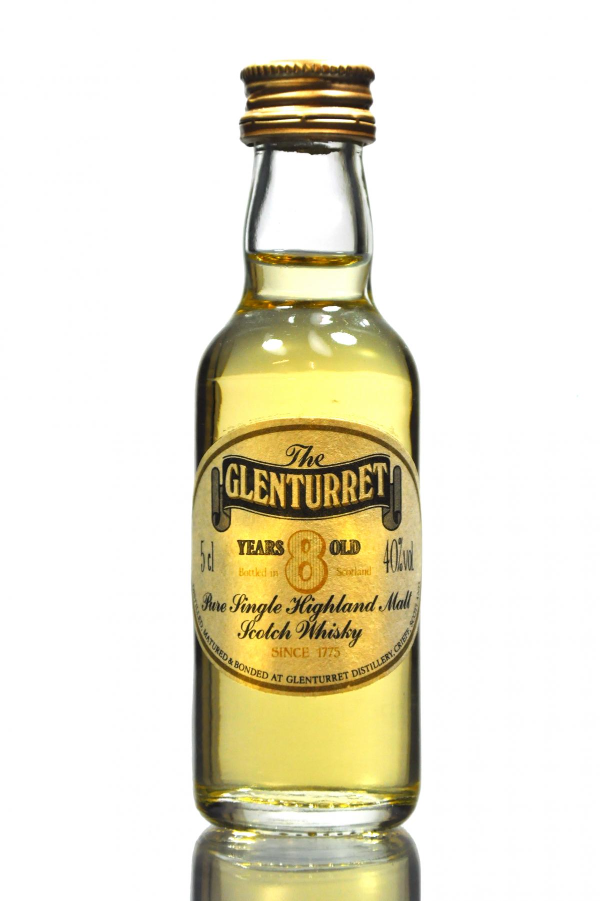 Glenturret 8 Year Old Miniature