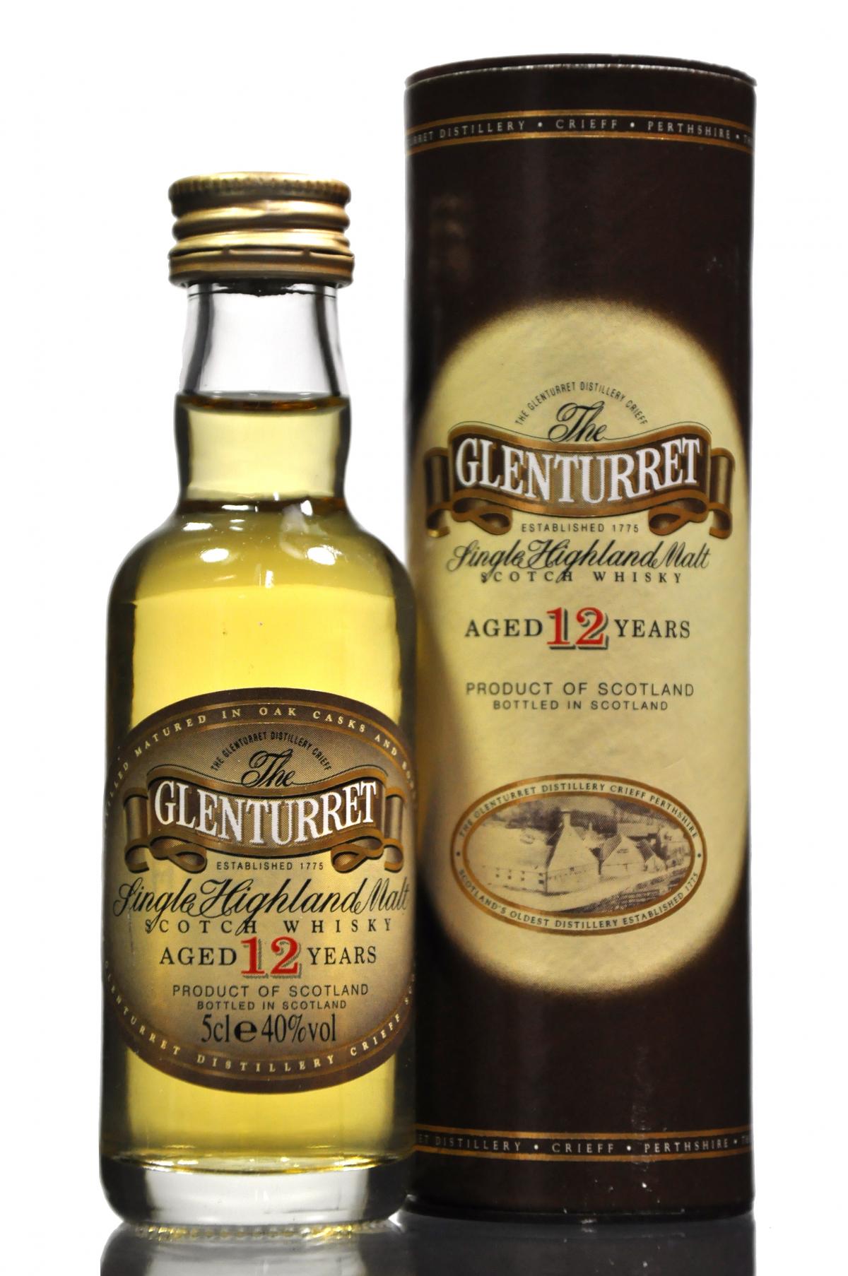 Glenturret 12 Year Old Miniature