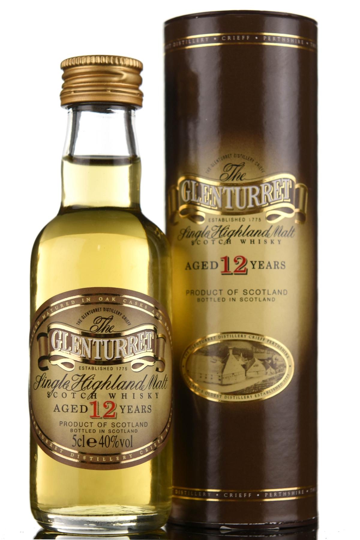 Glenturret 12 Year Old Miniature