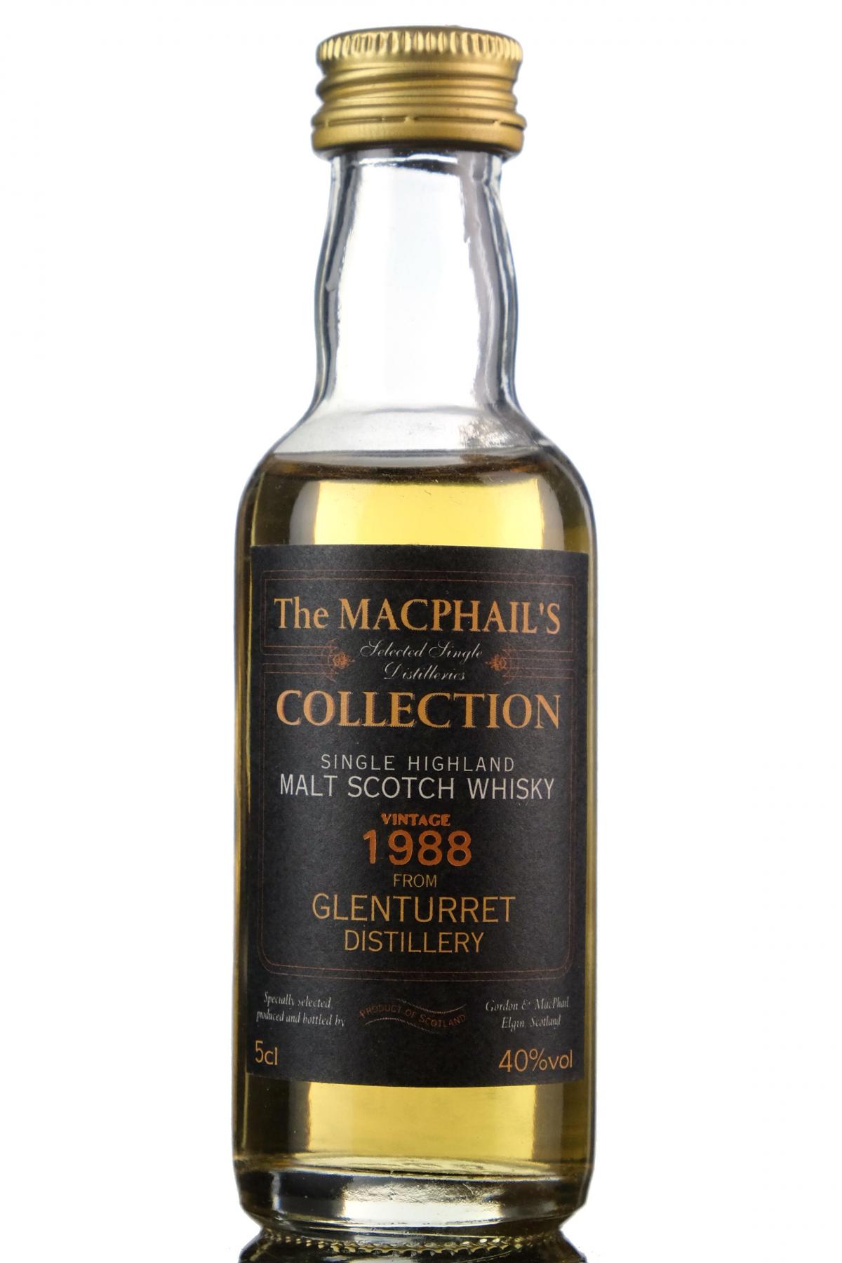 Glenturret 1988 - The MacPhails Collection Miniature