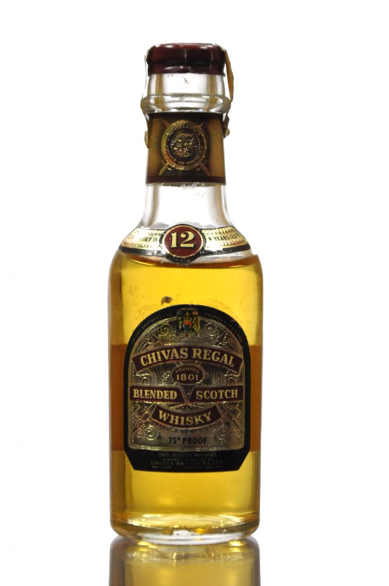 Chivas Regal 12 Year Old Miniature