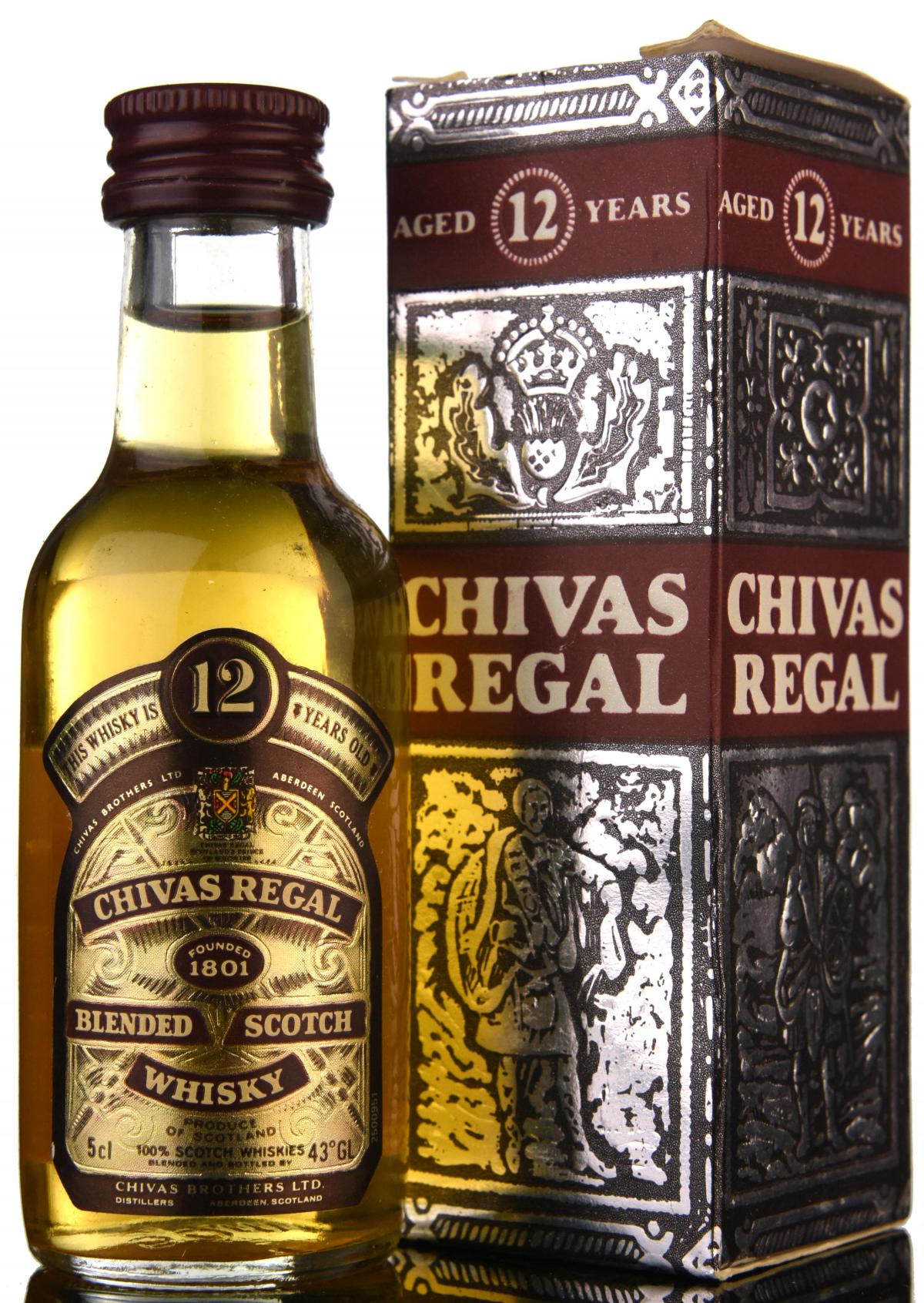 Chivas Regal 12 Year Old Miniature