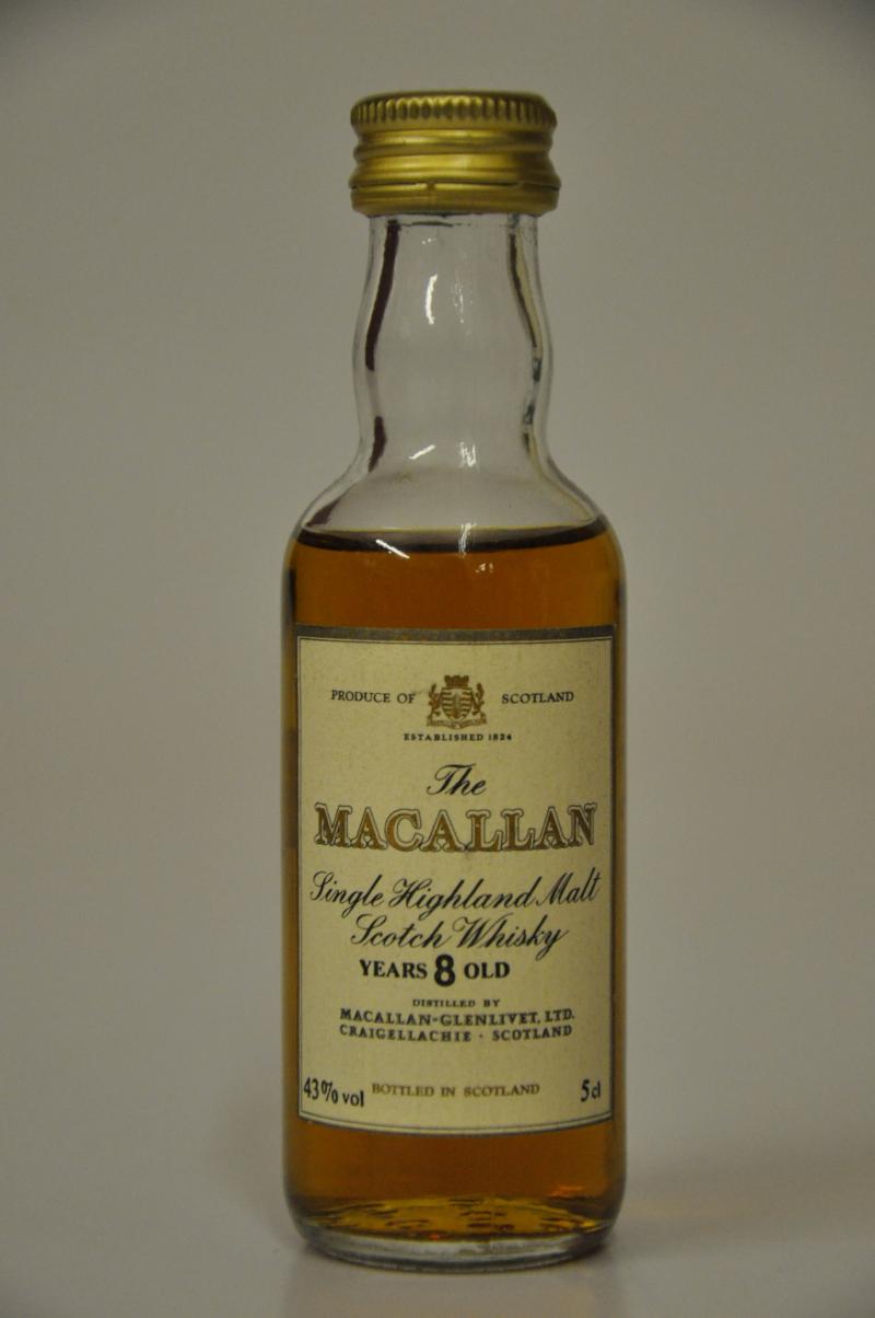 Macallan 8 Year Old Miniature