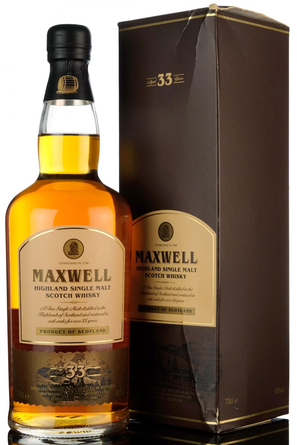 Maxwell 1979 - 33 Year Old